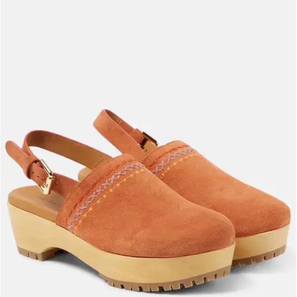 Pheebe Suede Clogs See By Chloe